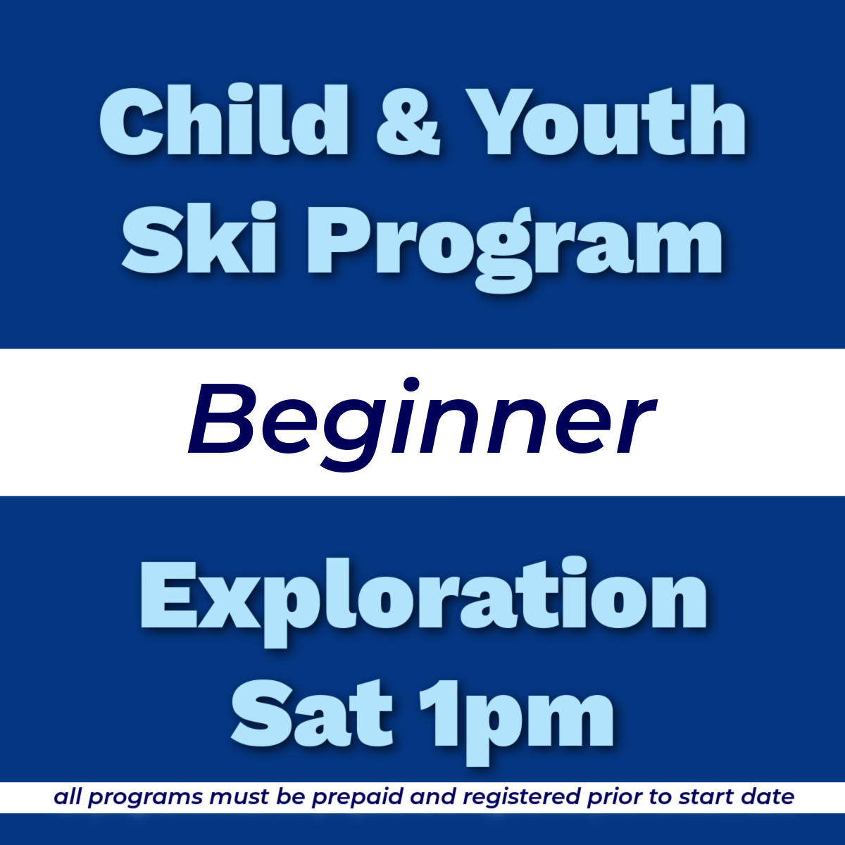 ChildYouthSkiBeginnerExplorationSat1pm