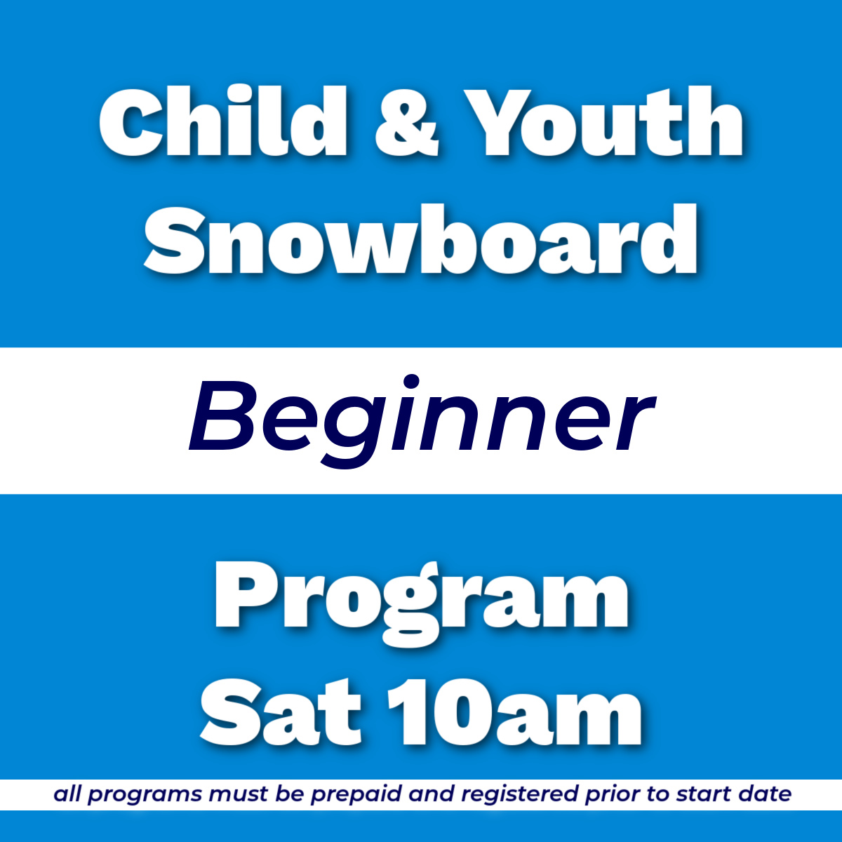 ChildYouthSnowboardBeginnerSat10am